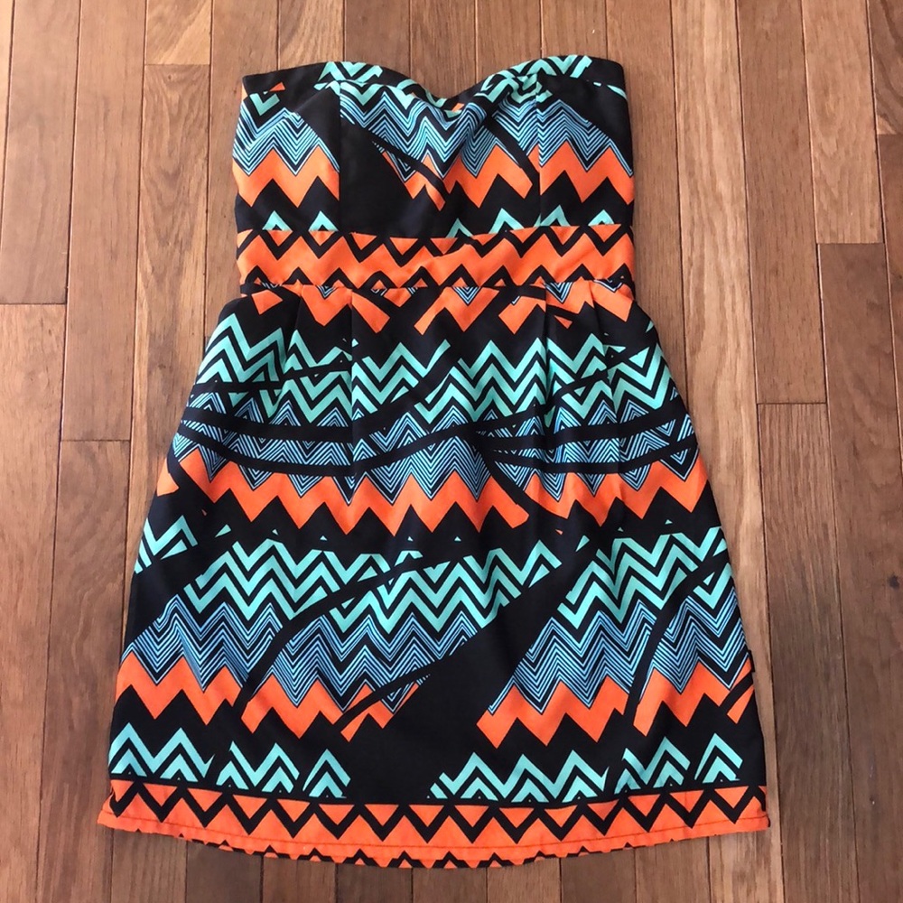 Strapless summer dress